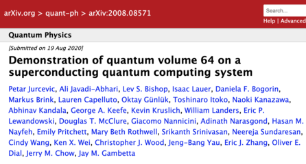 并肩霍尼韋爾,IBM超導(dǎo)QV64最強(qiáng)量子計(jì)算機(jī)問(wèn)世 引領(lǐng)量子計(jì)算技術(shù)服務(wù)新紀(jì)元